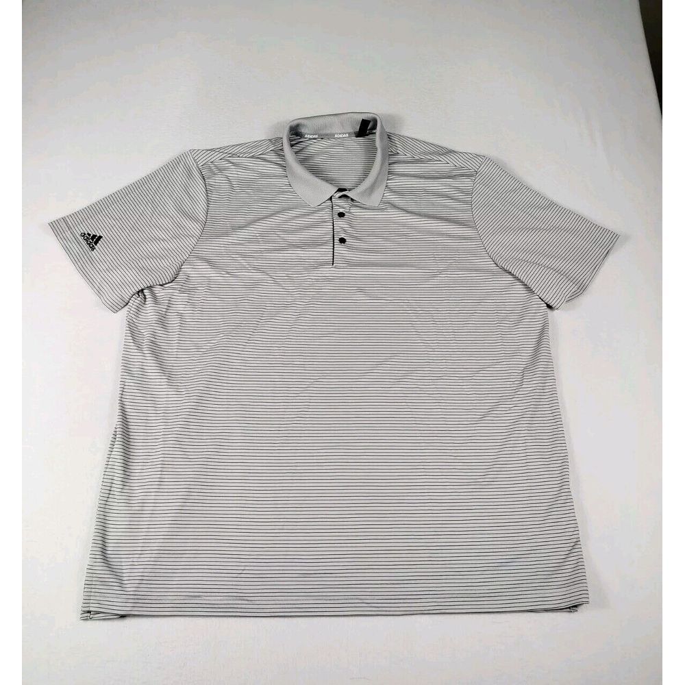 Adidas‎ Polo Shirt Men's XXL Multicolored Athletic Athleisure Activewear Golf